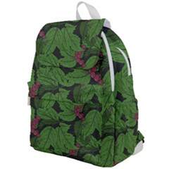 Seamless Pattern With Hand Drawn Guelder Rose Branches Top Flap Backpack