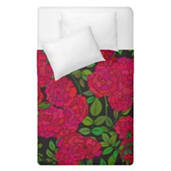 Seamless Pattern With Colorful Bush Roses Duvet Cover Double Side (single Size) by BangZart