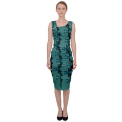 Branches Of A Wonderful Flower Tree In The Light Of Life Sleeveless Pencil Dress by pepitasart