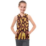 Background pattern Kids  Sleeveless Hoodie