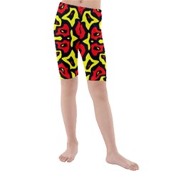 Rby-166 2 Kids  Mid Length Swim Shorts