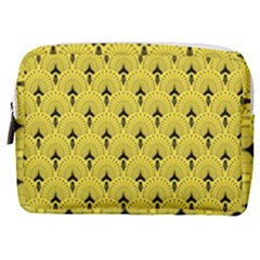 Art-decoyellow Make Up Pouch (medium) by Dushan