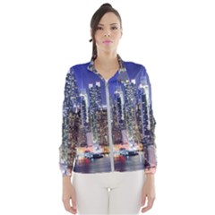 New-york Cityscape  Women s Windbreaker by Dushan