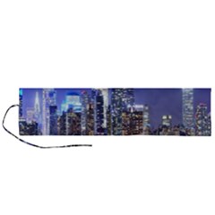 New-york Cityscape  Roll Up Canvas Pencil Holder (l) by Dushan