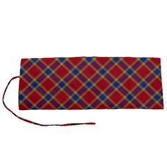 Scottish And Celtic Pattern - Braveheard Is Proud Of You Roll Up Canvas Pencil Holder (s) by DinzDas