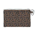 Animal Skin - Panther Or Giraffe - Africa And Savanna Canvas Cosmetic Bag (Large) View2