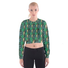 Bamboo Trees - The Asian Forest - Woods Of Asia Cropped Sweatshirt by DinzDas