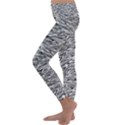 Zebra Pattern - Zebras And Horses - African Animals Kids  Lightweight Velour Classic Yoga Leggings View2