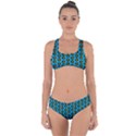 0059 Comic Head Bothered Smiley Pattern Criss Cross Bikini Set View1