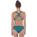 0059 Comic Head Bothered Smiley Pattern Criss Cross Bikini Set View2