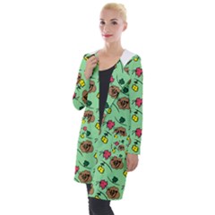 Lady Bug Fart - Nature And Insects Hooded Pocket Cardigan by DinzDas