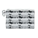 Gloomy Future  - Gas Mask And Pandemic Threat - Corona Times Canvas Cosmetic Bag (Large) View1