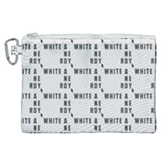 White And Nerdy - Computer Nerds And Geeks Canvas Cosmetic Bag (xl) by DinzDas