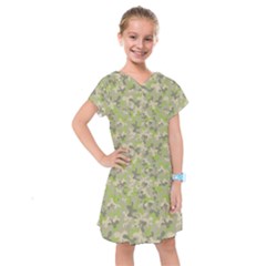 Camouflage Urban Style And Jungle Elite Fashion Kids  Drop Waist Dress by DinzDas