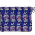 Jaw Dropping Horror Hippie Skull Canvas Cosmetic Bag (XXXL) View2