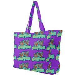 Jaw Dropping Comic Big Bang Poof Simple Shoulder Bag by DinzDas