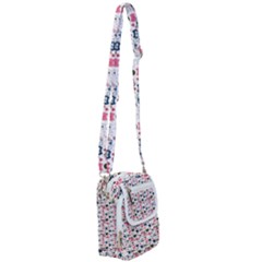 Adorable Seamless Cat Head Pattern01 Shoulder Strap Belt Bag by TastefulDesigns