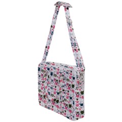 Adorable Seamless Cat Head Pattern01 Cross Body Office Bag by TastefulDesigns