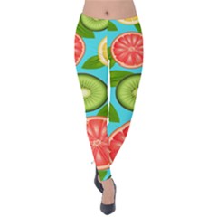 Fruit Love Velvet Leggings by designsbymallika