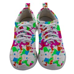 Bright Multicolored Abstract Print Athletic Shoes by dflcprintsclothing