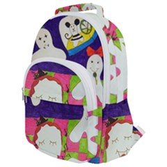 Circus Ghosts Sing Rounded Multi Pocket Backpack