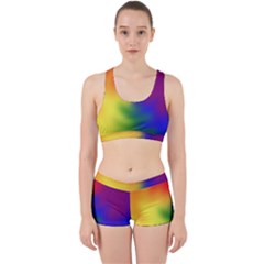 Rainbow Colors Lgbt Pride Abstract Art Work It Out Gym Set by yoursparklingshop