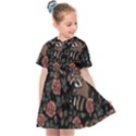 Raccoon Floral Kids  Sailor Dress View1