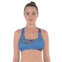 Santa Rita Flower Photo001 Cross Back Sports Bra View1