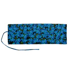 Blue Sakura Forest  Tree So Meditative And Calm Roll Up Canvas Pencil Holder (m) by pepitasart