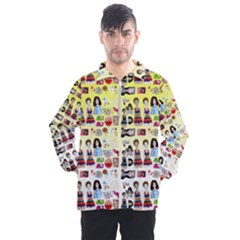 Kawaii Collage Yellow  Ombre Men s Half Zip Pullover by snowwhitegirl