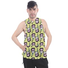 Doctor Pattern Men s Sleeveless Hoodie by snowwhitegirl