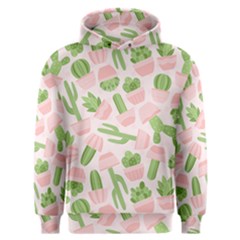 Cactus Pattern Men s Overhead Hoodie by designsbymallika