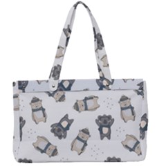 Cute Seamless Pattern With Koala Panda Bear Canvas Work Bag by Amaryn4rt