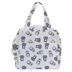 Cute Seamless Pattern With Koala Panda Bear Boxy Hand Bag by Amaryn4rt