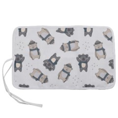 Cute Seamless Pattern With Koala Panda Bear Pen Storage Case (m)