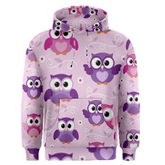 Seamless Cute Colourfull Owl Kids Pattern Men s Core Hoodie by Amaryn4rt