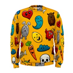 Graffiti Characters Seamless Ornament Men s Sweatshirt by Amaryn4rt