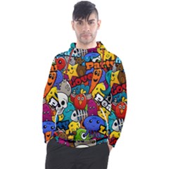 Graffiti Characters Seamless Pattern Men s Pullover Hoodie by Amaryn4rt