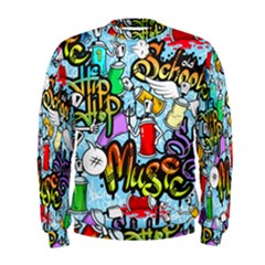 Graffiti Characters Seamless Pattern Men s Sweatshirt by Amaryn4rt