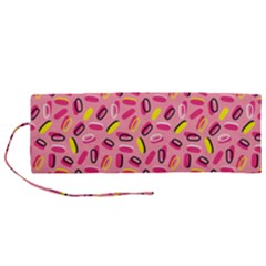 Beans Pattern 2 Roll Up Canvas Pencil Holder (m) by designsbymallika