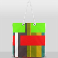 Serippy Full Print Rope Handle Tote (large)