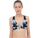 Elephant-pattern-background Classic Banded Bikini Top View1