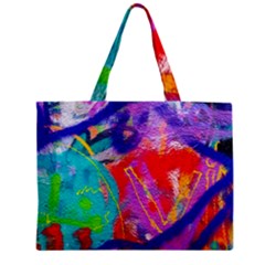 Crazy Graffiti Zipper Mini Tote Bag by essentialimage