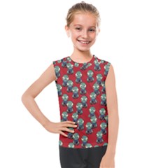 Zombie Virus Kids  Mesh Tank Top