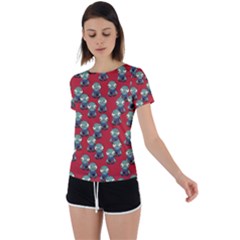 Zombie Virus Back Circle Cutout Sports Tee by helendesigns