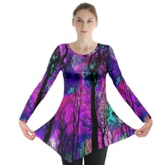 Fairytale Forest Long Sleeve Tunic  by augustinet