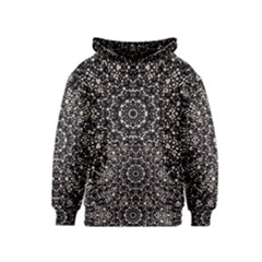 Modern Baroque Print Kids  Pullover Hoodie by dflcprintsclothing