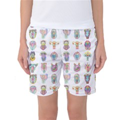 Female Reproductive System  Women s Basketball Shorts by ArtByAng