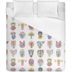 Female Reproductive System  Duvet Cover (california King Size) by ArtByAng