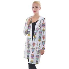 Female Reproductive System  Hooded Pocket Cardigan by ArtByAng